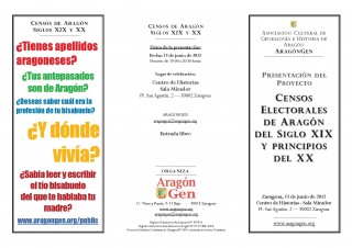 Tríptico de la presentación del proyecto (anverso) 15-06-2012